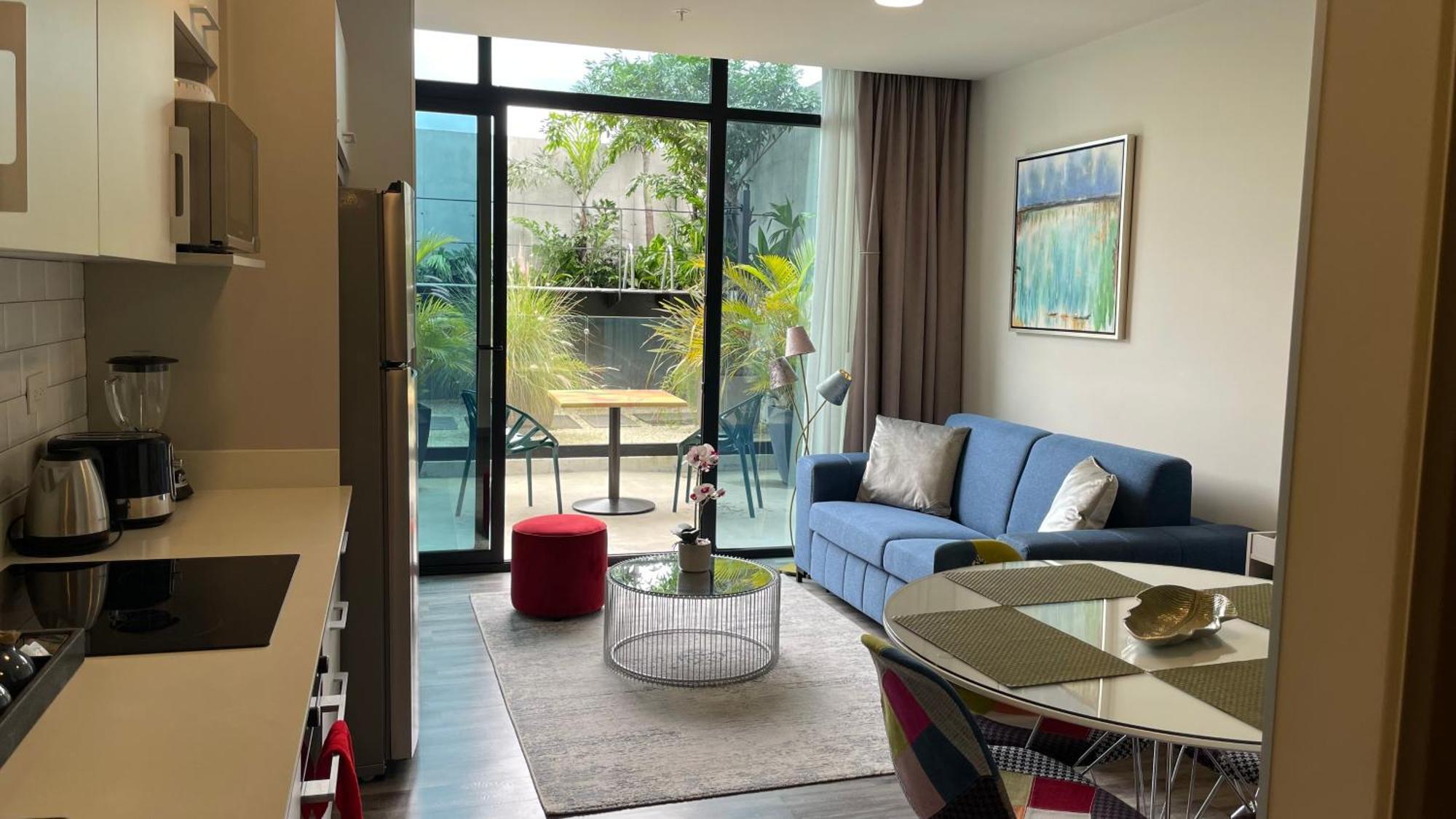 Cozy Apartment With Terrace, Sj Cosmopolitan Tower #402 San José Exterior foto